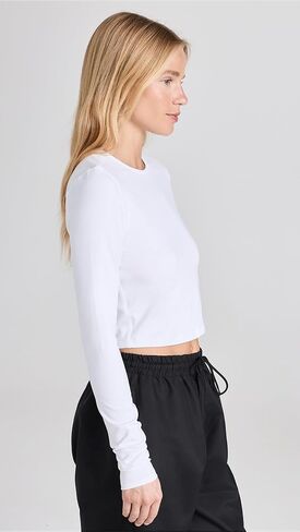 تي شيرت نسائي قصير الأكمام من Girlfriend Collective بأكمام طويلة in Kuwait