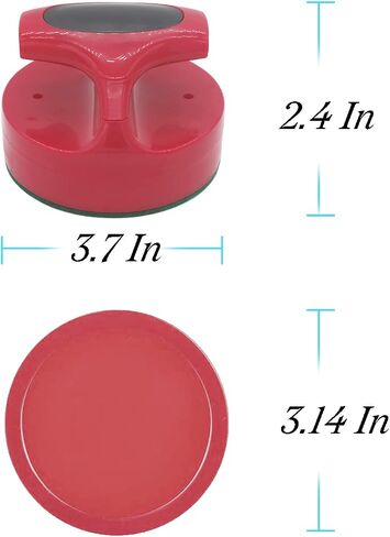 INSCOOL Air Hockey Pushers and Air Hockey Pucks Air Hockey Paddles, Goal Handles Paddles Replacement Accessories for Game Tables(4Pushers, 8Pucks) in Kuwait
