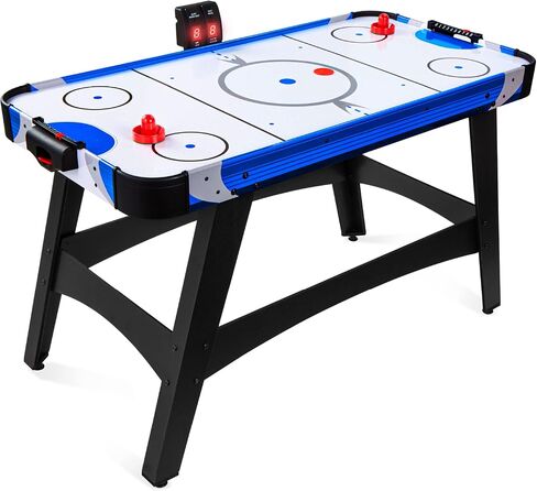 Best Choice Products 58in Mid-Size Arcade Style Air Hockey Table for Game Room, Home, Office w/ 2 Pucks, 2 Pushers, Digital LED Score Board, Powerful 12V Motor, Carrying Bag in Saudi Arabia