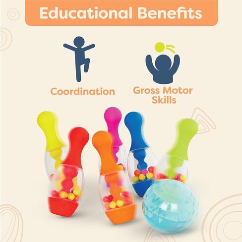 B. toys- B. play- Let's Go Bowling!- Sports and Outdoor Fun Playset- Indoor & Outdoor Game – Play Set for Toddlers, Kids – 2 Years + in Saudi Arabia