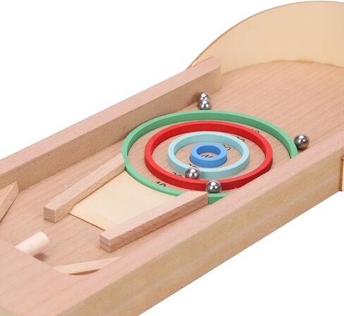 لعبة الكرة والدبابيس الخشبية الصغيرة من MENES على سطح الطاولة آلة الكرة والدبابيس الصغيرة للرماية فئة المكتب لتخفيف الضغط لعبة صغيرة مناسبة للترفيه العائلي والترفيه لعبة صغيرة in Kuwait