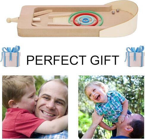 لعبة الكرة والدبابيس الخشبية الصغيرة من MENES على سطح الطاولة آلة الكرة والدبابيس الصغيرة للرماية فئة المكتب لتخفيف الضغط لعبة صغيرة مناسبة للترفيه العائلي والترفيه لعبة صغيرة in Kuwait