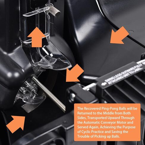 آلة تنس طاولة آليا واي مارك روبوت ناقل تلقائيا روبوت مع شبكة إمساك الكرة in Kuwait