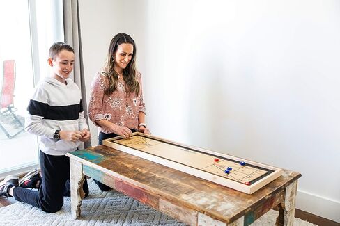 لعبة الطاولة 2 في 1 لتمويج وتمويج الشعر من يارد جيمز مع 8 أقراص دوارة in Kuwait