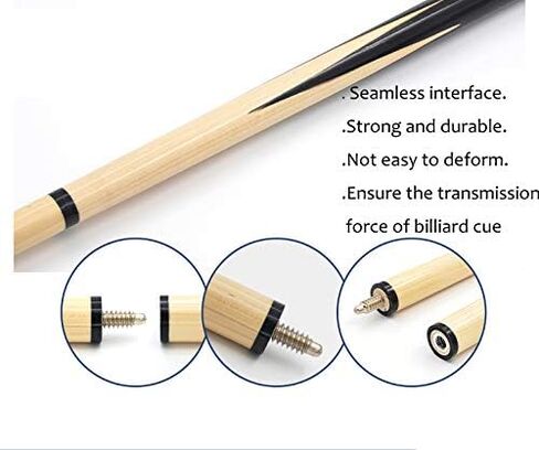 JX 2-Piece Pool Cue Stick with 13mm Tip 58" Hardwood Canadian Maple Professional Billiard Pool Cue Stick 18 Oz Pool Sticks Set of 2 in Saudi Arabia