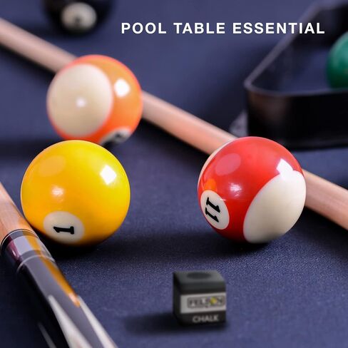 Felson Pool Chalk Cubes | Pool Table Accessories for Table Billiards | Pool Cue Chalk & Storage Box in Kuwait