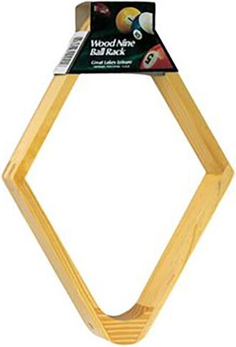 Viper Billiard/Pool Table Accessory: 9-Ball Rack, Hardwood Diamond, Holds Standard 2-1/4" Sized Balls in Saudi Arabia