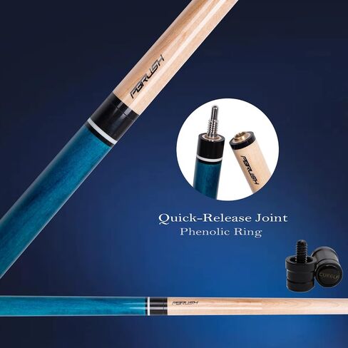 CUEELF Heavy Hitter Jump Break Pool Cue 20oz 21oz 22oz 23oz 3-Piece Pool Stick Extra Hard Bakelite Tip for Explosive Breaks and Effortless Jumps in Kuwait