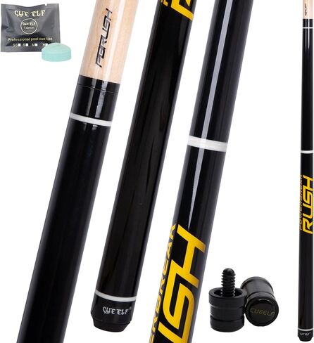 CUEELF Heavy Hitter Jump Break Pool Cue 20oz 21oz 22oz 23oz 3-Piece Pool Stick Extra Hard Bakelite Tip for Explosive Breaks and Effortless Jumps in Kuwait