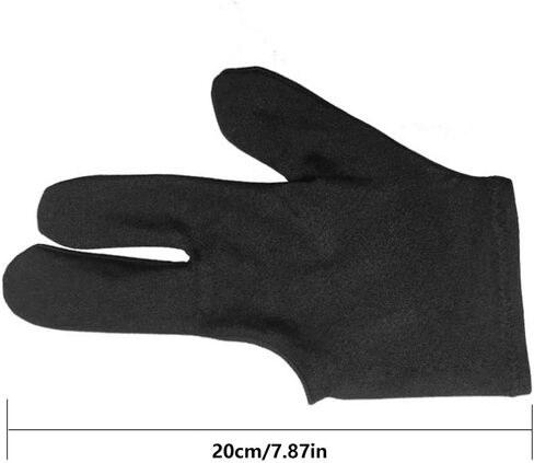 قفازات البلياردو 2 قطعة للجنسين رجل امرأة لمط 3 أصابع السنوكر قفاز لإكسسوارات البلياردو in Kuwait