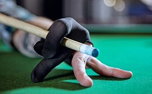 قفازات البلياردو 2 قطعة للجنسين رجل امرأة لمط 3 أصابع السنوكر قفاز لإكسسوارات البلياردو in Kuwait