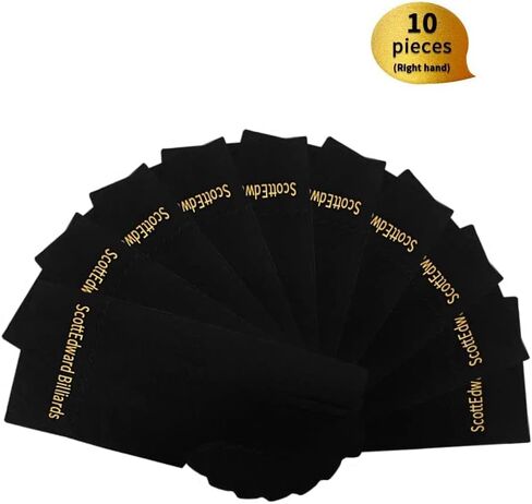 قفازات سكوت إدوارد للبلياردو 10 قطع/مجموعة 3 أصابع مفتوحة، قفازات البلياردو، قفازات سباندكس ليكرا لليد اليسرى أو اليد اليمنى، الرجال والنساء in Kuwait