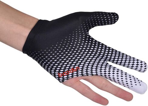 اكسيرت قفاز بلياردو مرن بـ3 اصابع من 3 اصابع للرماة والسنوكر وعصا السنوكر الرياضية (اوراق شجر) in Saudi Arabia