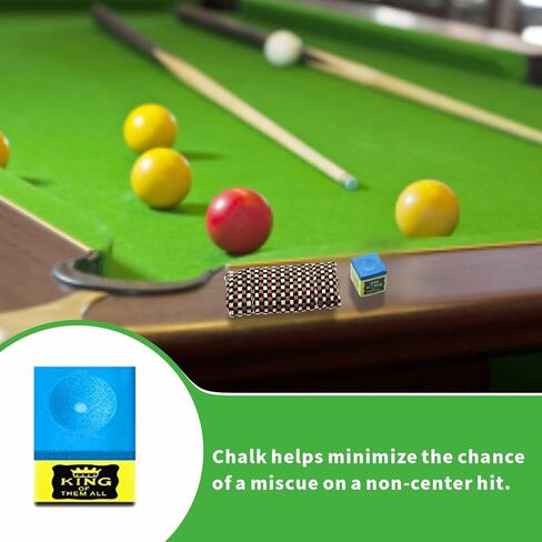 مجموعة فرش طاولة البلياردو مكونة من 7 قطع تتضمن فرشتين لطاولة البلياردو وقطعة قماش لعمود عصا البلياردو و12 قطعة ومكعبات طباشير و20 قطعة من ملحقات طاولة البلياردو in Kuwait