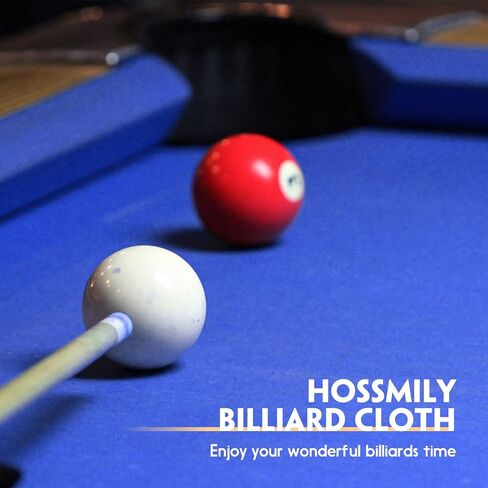 قماش هوسميلي بلياردو، مفرش طاولة بلياردو بطول 8.5 قدم، قماش لباد طاولة البلياردو، واقي بلياردو مخلوط من النايلون واللباد مع 6 شرائط قماش، قدرة تمدد قماش فائقة لطاولة بلياردو بطول 8 أقدام in Kuwait
