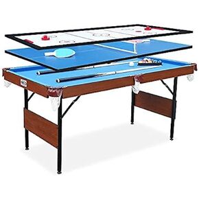 RACK Crux 55-inch Folding Billiard/Pool Table - Portable and Space-Saving Entertainment!