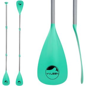 YVLEEN SUP Paddle Board Paddle，Stand up Paddleboard Paddles Adjustable Aluminum 4-Piece Floating Kayak Paddle，Convertible Paddle in Kuwait