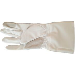 Balaur 3-Weapon Practice Fencing Glove Washable Epee Foil Sabre White Polyester