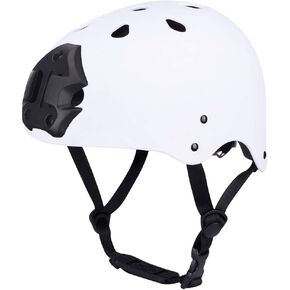 ipoob Adult Rafting Kayaking Watersports Helmet with Camera Clamp Mount Plate