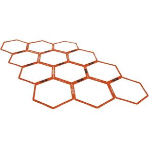 Yes4All Hex Agility Rings/Speed Rings with Carrying Bag – Hexagon Rings, Agility Hurdles for Agility Footwork Training