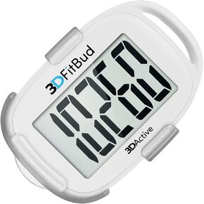 3DFitBud Simple Step Counter Walking 3D Pedometer with Clip and Lanyard, A420S in Kuwait
