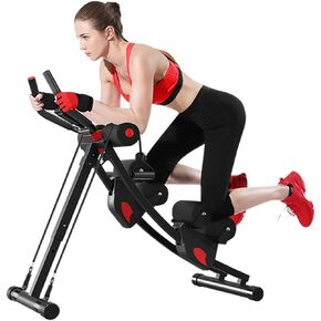 Fitlaya Fitness ab Machine, ab Workout Equipment for Home Gym, Height Adjustable ab Trainer, Foldable Fitness Equipment. in Kuwait