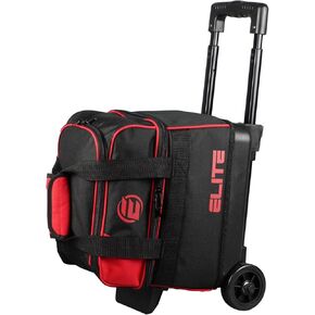 Elite Basic Single Roller Aqua Bowling Bag - Compact, Sturdy Design, Fits Size 10.5 Shoes