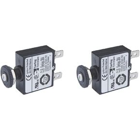 Blue Sea Systems 7054 Push Button Reset Only Quick Connect Circuit Breaker - 10 Amp