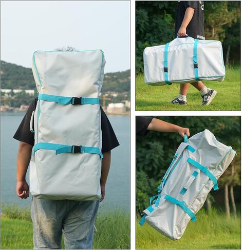 شنطة ظهر قابلة للنفخ للسفر من اي اس يو بي، شنطة ظهر لحمل الواح التجديف، ملحقات لوح التجديف، سعة كبيرة 108 لتر in Kuwait