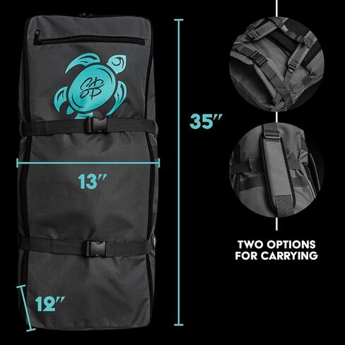Snapback Enterprises Paddle Board Backpack- Travel Backpack Bag for Paddle Board- Large Capacity Surfboard Bag- Paddle Board Bag for Water Sports- Waterproof Storage Bag- Backpack for Paddle Boards in Saudi Arabia