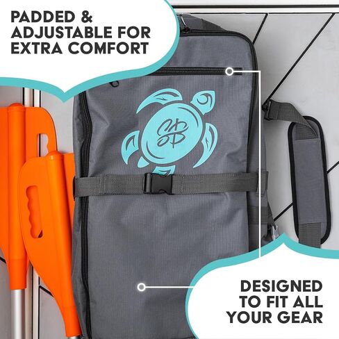 Snapback Enterprises Paddle Board Backpack- Travel Backpack Bag for Paddle Board- Large Capacity Surfboard Bag- Paddle Board Bag for Water Sports- Waterproof Storage Bag- Backpack for Paddle Boards in Saudi Arabia