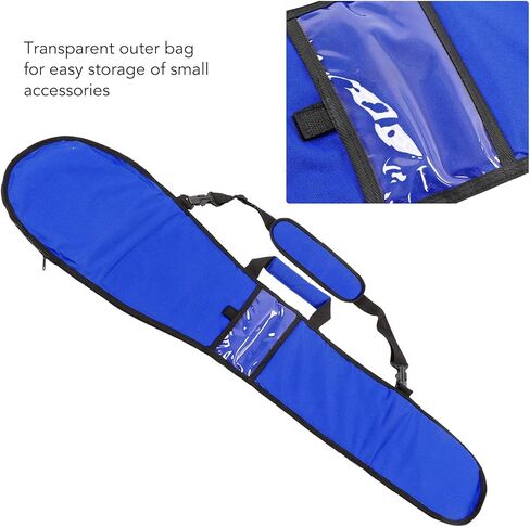 حقيبة حمل المجداف من SPYMINNPOO، حقيبة حمل مجداف زورق الكاياك، حقيبة تخزين مجداف القارب، غطاء الحقيبة لقوارب التجديف in Kuwait