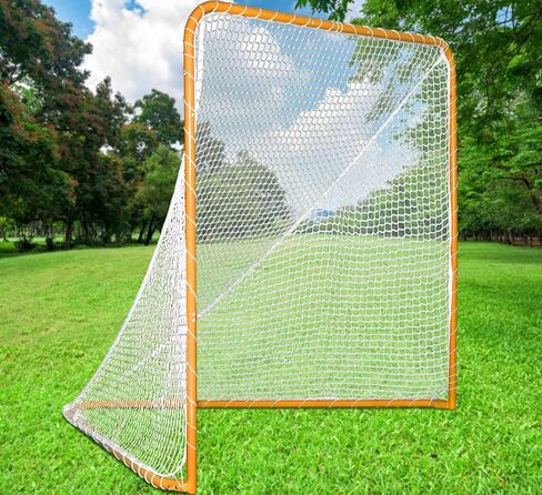 Portable Mini 6x6 Lacrosse Practice Training Goal Nets for Backyard Portable Mini 6x6 Lacrosse Practice Scoop Nets for Kids Men Womens Metal Portable Lacrosse Goal Net 6x6 FT with Bag in Kuwait