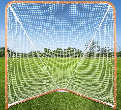 Portable Mini 6x6 Lacrosse Practice Training Goal Nets for Backyard Portable Mini 6x6 Lacrosse Practice Scoop Nets for Kids Men Womens Metal Portable Lacrosse Goal Net 6x6 FT with Bag in Kuwait