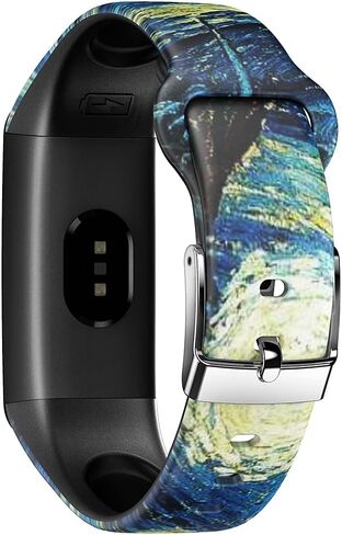 V101 Fitness Tracker 0.96''HD Smart Watch with Heart Rate, Body Temperature, BP Monitor, IP68 Waterproof, Step Counter, Calorie Counter, 0.96''HD for Android and iOS in Saudi Arabia
