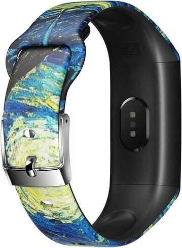 V101 Fitness Tracker 0.96''HD Smart Watch with Heart Rate, Body Temperature, BP Monitor, IP68 Waterproof, Step Counter, Calorie Counter, 0.96''HD for Android and iOS in Saudi Arabia