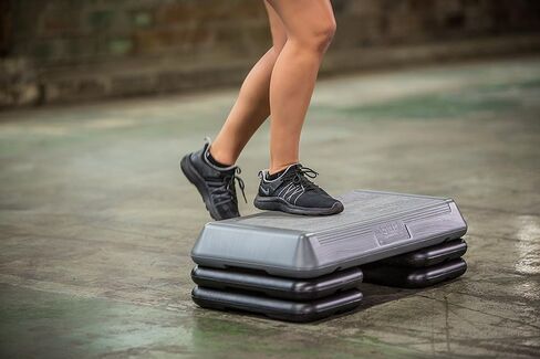 The Step Circuit Size Aerobic Platform, Circuit Size Steppers for Exercise with risers for adjustable Home Workout, stair stepper for exercise and home gym in Kuwait