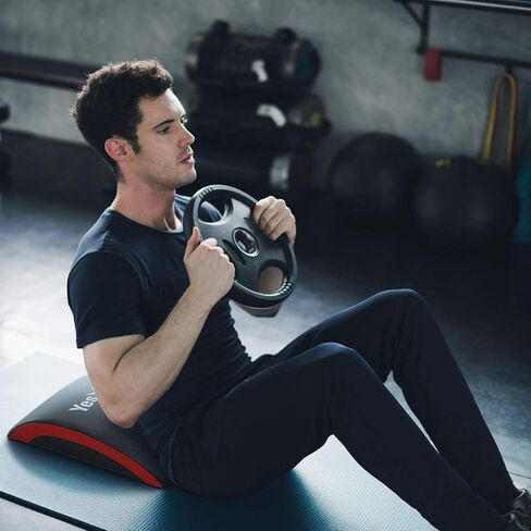 بساط تمرين Yes4All Ab/معدات صالة الألعاب الرياضية/وسادة جلوس من الإسفنج عالي الكثافة من Ab Crunch لصالة الألعاب الرياضية المنزلية - بساط تدريب البطن والعضلات الأساسية in Kuwait