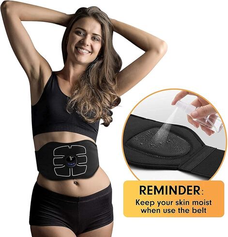 MarCoolTrip MZ ABS Stimulator, Ab Machine, Abdominal Toning Belt Muscle Toner Fitness Training Gear Ab Trainer Equipment for Home MZ-4 in Kuwait