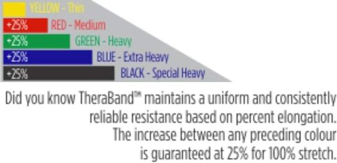 مجموعة أحزمة مقاومة THERABAND، شريط مطاطي احترافي للتمرين العلوي والسفلي للجسم، تدريب القوة بدون أوزان، العلاج الطبيعي، والبيلاتيس، أزرق وأسود وفضي، متقدم in Kuwait