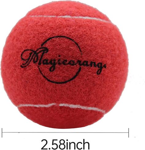 Magicorange Tennis Balls, 12 Pack Training Tennis Practice Balls, Pet Dog Playing Balls, Come with Mesh Bag for Easy Transport, Good for Beginner Training Ball in Kuwait