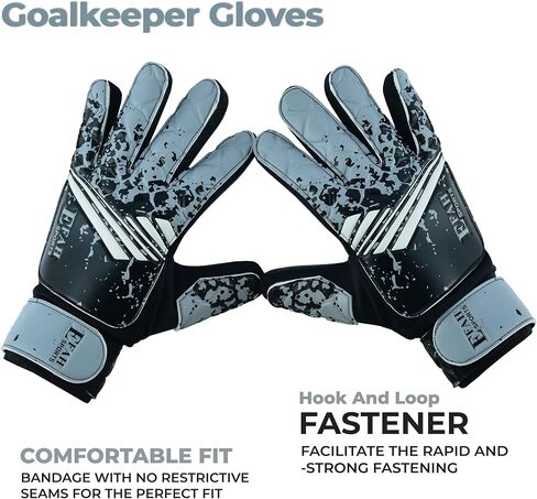 EFAH SPORTS Soccer Goalkeeper Gloves for Kids Boys Children Youth Football Goalie Gloves with Strong Grips in Kuwait