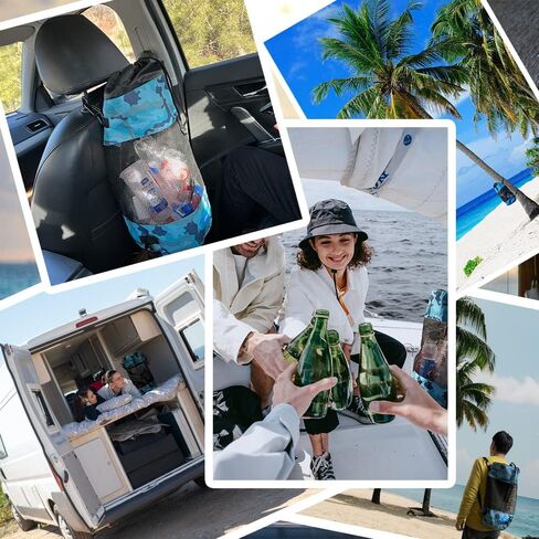picoggo Boat Trash Bag Portable Outdoor Mesh Trash Can Reusable Leakproof for Boat, Kayak, Camping, Fishing, Sandbar or RV in Saudi Arabia