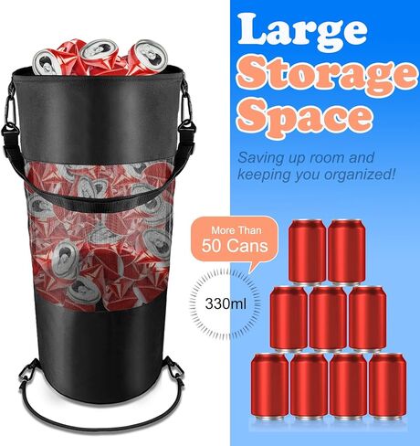 أكياس قمامة القوارب من Pecihiko، قوارب شبكية قابلة للطي وقابلة لإعادة الاستخدام، حاوية قمامة لتخزين القمامة، حاوية سلة المهملات مع إغلاق برباط للقوارب في الهواء الطلق، وصيد الأسماك، والتخييم in Kuwait