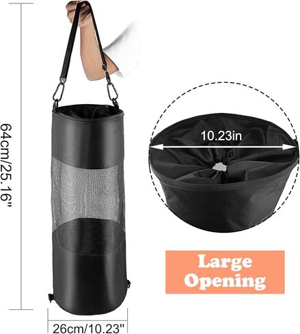 أكياس قمامة القوارب من Pecihiko، قوارب شبكية قابلة للطي وقابلة لإعادة الاستخدام، حاوية قمامة لتخزين القمامة، حاوية سلة المهملات مع إغلاق برباط للقوارب في الهواء الطلق، وصيد الأسماك، والتخييم in Kuwait