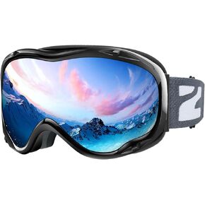 ZIONOR Lagopus B1 Ski Goggles OTG Anti fog Snow Goggles UV Protection Snowboard Goggles for Men Women Adult Youth