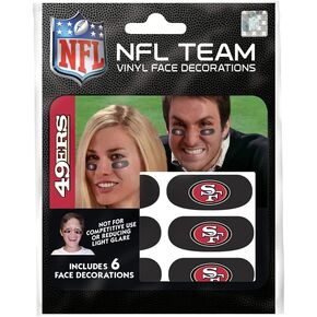 The Party Animal NFL Unisex-Adult Eye Black Stickers