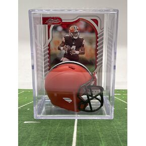 Cleveland Browns NFL Helmet Shadowbox w/Deshaun Watson card in Saudi Arabia