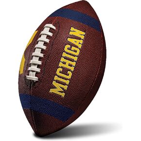 Franklin Sports Kids NCAA Youth Football - Official College Team Football with Team Logos - Junior Size Football