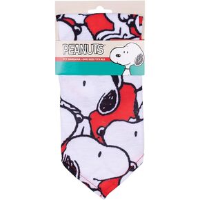 بيناتس فور بيتس باندانا للكلاب من سنوبي | ملابس واكسسوارات ناعمة للكلاب، مقاس واحد يناسب الجميع | باندانا للكلاب من بيناتس كوميك ستريب لجميع الكلاب، اكسسوارات الكلاب الكبيرة والصغيرة، احمر in Kuwait